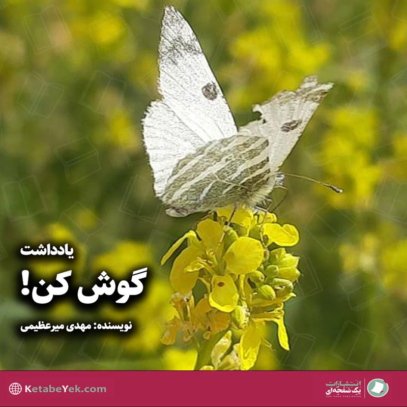 یادداشت گوش کن نوشته مهدی میرعظیمی